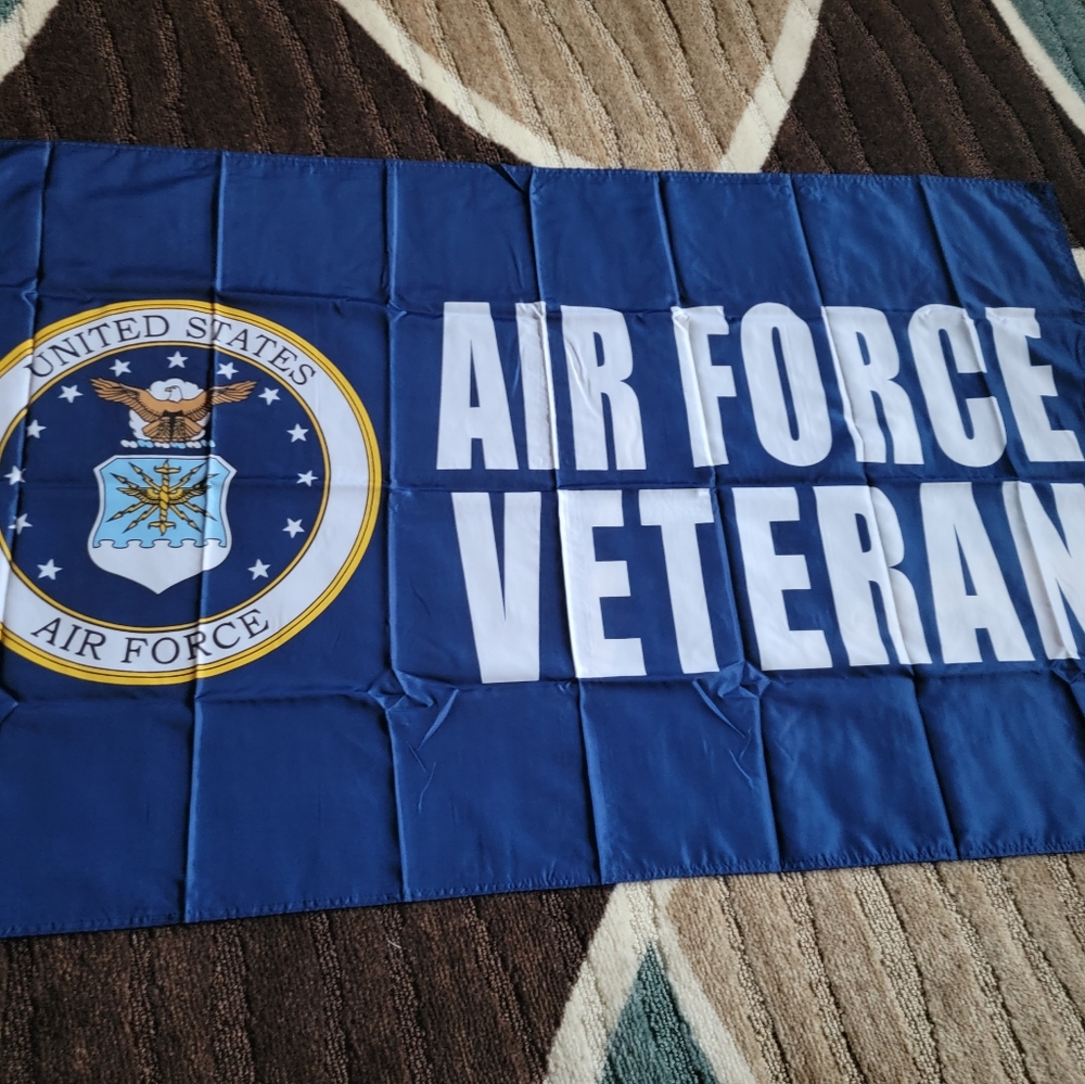 New United States Air Force veteran 3x5 Flag